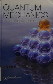 Quantum Mechanics 5th Ed Rae Alastair I M