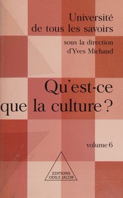Questce Que La Culture Unknown