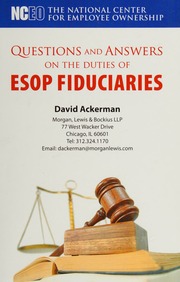 Questions And Answers On The Duties Of Esop Fiduciaries Ackerman