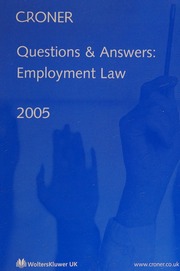 Questions And Answers Employment Law 2005 Various Authors