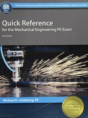 Quick Reference For The Mechanical Engineering Pe Exam Fifth Edition Lindeburg