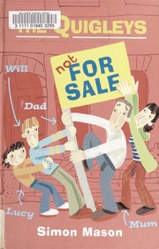 The Quigleys Not For Sale 1st American Ed Mason Simon