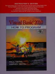 Visual Basic 2010 How To Program Deitel Paul J Deitel Harvey M