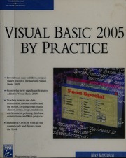 Visual Basic 2005 By Practice 1st Ed Mostafavi Mike