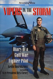 Vipers In The Storm Diary Of A Gulf War Fighter Pilot Rosenkranz