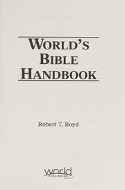 Varsitys Bible Handbook Varsitys Reference Library Robert T Boyd
