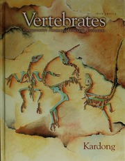 Vertebrates Comparative Anatomy Function Evolution 3rd Ed Kardong