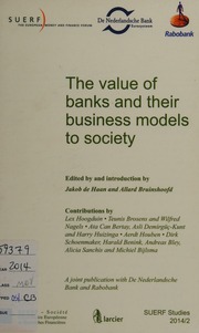 The Value Of Banks And Their Business Models To Society Haan
