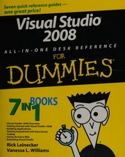 Visual Studio 2008 Allinone Desk Reference For Dummies Paponl Edition Leinecker
