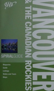 Vancouver The Canadian Rockies 5th Ed Jepson Tim Aaa Organization Us