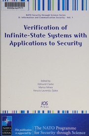Verification Of Infinitestate Systems With Applications To Security Clarke
