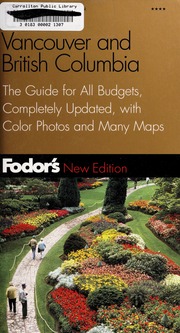 Vancouver And British Columbia Unknown