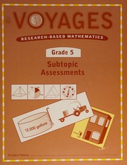 Voyages Grade 5 Subtopic Tests Na