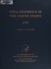 Vital Statistics Of The United States 1993 Volume Ii Mortality National Center For Health Statistics Us Centers For Disease Control And Prevention Us