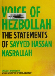 Voice Of Hezbollah The Statements Of Sayed Hassan Nasrallah Nasr Allah