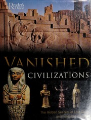Vanished Civilizations 1st Edition Readers Digest Association