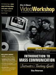 Video Workshop Instructors Teaching Guide With Cdrom For Introduction To Mass Communication Peterson