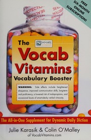 The Vocab Vitamins Vocabulary Booster Karasik Julie Omalley