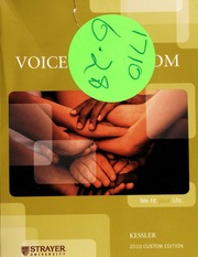 Voices Of Wisdom 2010 Custom Edition Strayer Univ