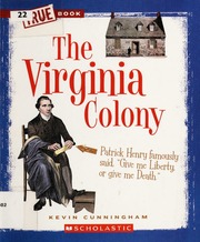 The Virginia Colony Cunningham Kevin 1966