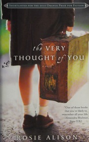 The Very Thought Of You A Novel 1st Washington Square Press Trade Paperback Ed Alison