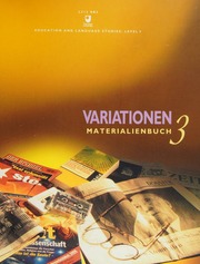 Variationen Materialienbuch 3 German Language And Society 2nd Edition Open University Centre For Modern Languages