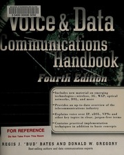 Voice And Data Communications Handbook 4th Ed Bates Regis J