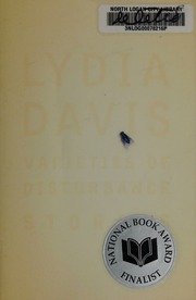 Varieties Of Disturbance Stories 1st Ed Davis Lydia 1947