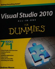Visual Studio 2010 Allinone For Dummies Moore Andrew