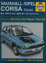 Vauxhallopel Corsa Diesel March 93 To October 00 Barnes