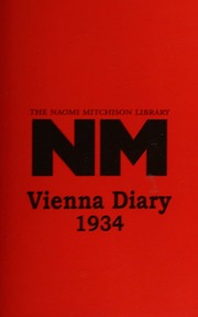 Vienna Diary 1934 Mitchison Naomi 18971999