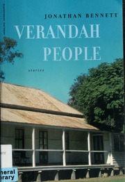 Verandah People Stories Bennett Jonathan 1970