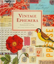 Vintage Ephemera From The Collection Of Cavallini Co Coleman