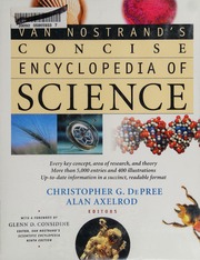 Van Nostrands Concise Encyclopedia Of Science De Pree Christopher Gordon Axelrod