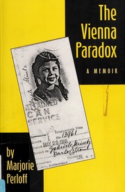 The Vienna Paradox A Memoir Perloff Marjorie