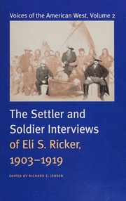 Voices Of The American West Ricker Eli Seavey 18431926 Jensen