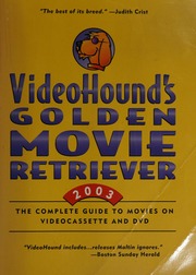 Videohounds Golden Movie Retriever Craddock Jim