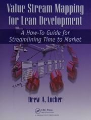 Value Stream Mapping For Lean Development A Howto Guide For Streamlining Time To Market Locher