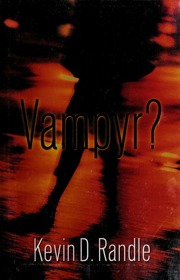 Vampyr None 1st Ed Randle Kevin D 1949 None