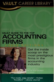 Vault Guide To The Top Accounting Firms Loosvelt Derek Vault Firm