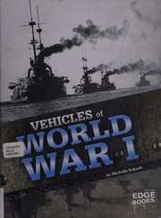 Vehicles Of World War I Schaub Michelle