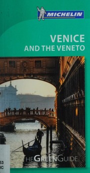 Venice And The Veneto Michelin Travel Partner Firm Publisher