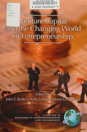 Venture Capital And The Changing World Of Entrepreneurship Butler