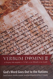Verbum Domini Ii Gods Word Goes Out To The Nations Trobisch