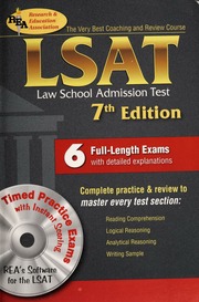 The Very Best Coaching And Review Course Lsat Law School Admission Test With Cdrom For Both Windows Macintosh Reas Interactive Lsat Testware Burdette