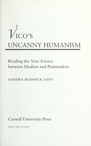 Vicos Uncanny Humanism Reading The New Science Between Modern And Postmodern Luft