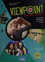 Viewpoint Connected Classroom Competency Development And Textbased Grammar English As A Second Language Cycle Two Year One Georgakatos