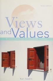 Views And Values Diverse Readings On Universal Themes 3rd Ed Sayers