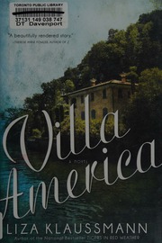 Villa America A Novel Klaussmann Liza Author