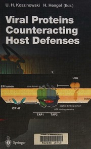 Viral Proteins Counteracting Host Defenses Koszinowski U H Ulrich H Hengel